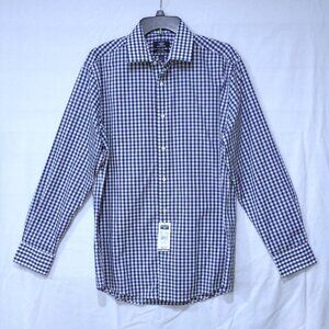 Dockers Men's Checkered Button-Down Shirt, Size Medium